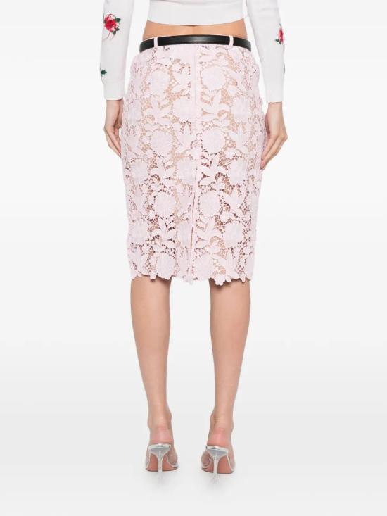 26SS 셀프 포트레이트 미디 스커트 SS26 182MSK PINK - SELF PORTRAIT