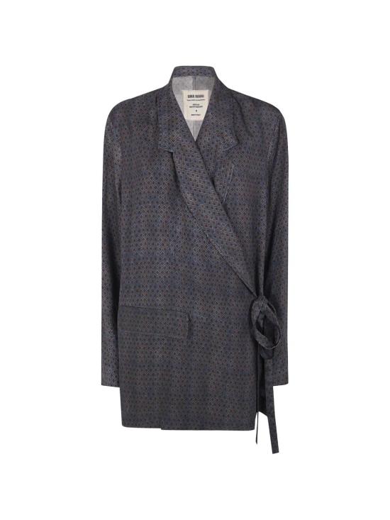 26SS 우마 왕 수트 자켓 UW6041 098 UW036 BLUE BROWN - UMA WANG