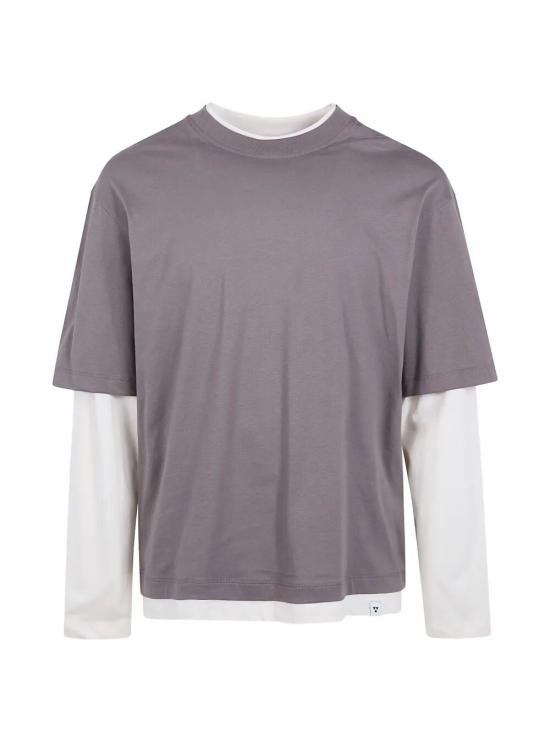 26SS WOC 긴팔 티셔츠 026TS147JE DARK BROWN PEARL - WOC