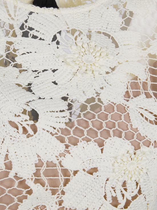 26SS 셀프 포트레이트 미디 원피스 SS26 094M YELLOW - SELF PORTRAIT