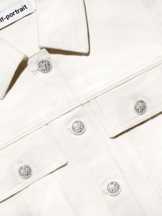 26SS 셀프 포트레이트 숏 원피스 SS26 824S CREAM - SELF PORTRAIT