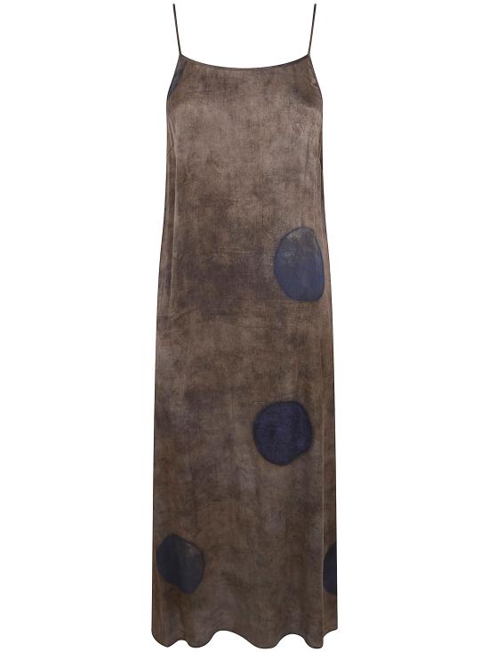 26SS 우마 왕 롱 원피스 UW5083 098 UW063 BROWN BLUE - UMA WANG