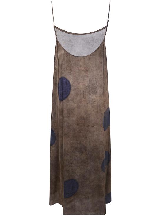 26SS 우마 왕 롱 원피스 UW5083 098 UW063 BROWN BLUE - UMA WANG