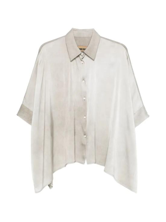 26SS 우마 왕 셔츠 UW1062 UW108 WHITE PEARL - UMA WANG