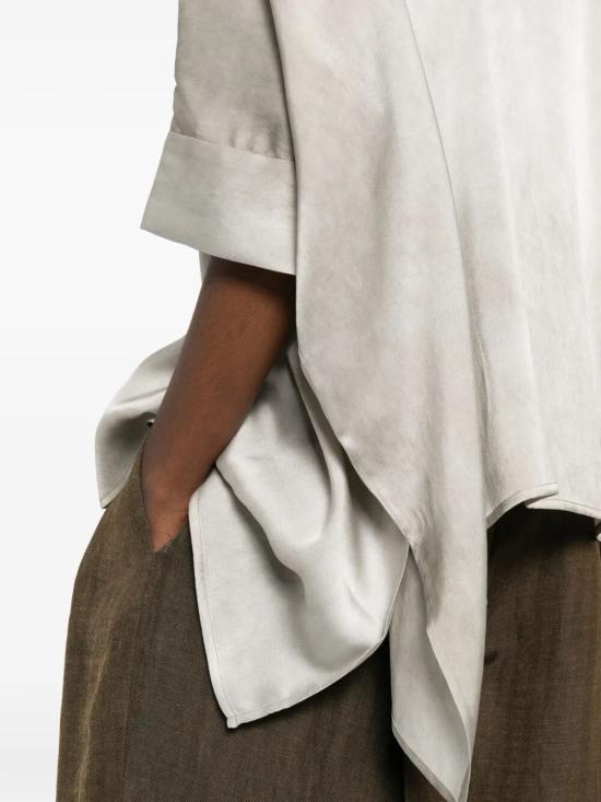 26SS 우마 왕 셔츠 UW1062 UW108 WHITE PEARL - UMA WANG