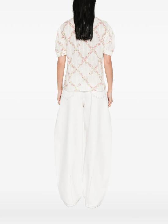 26SS 트윈셋 셔츠 261TT2612 13589 DELICATE GEOMETRIES PASTEL PRINT - TWINSET