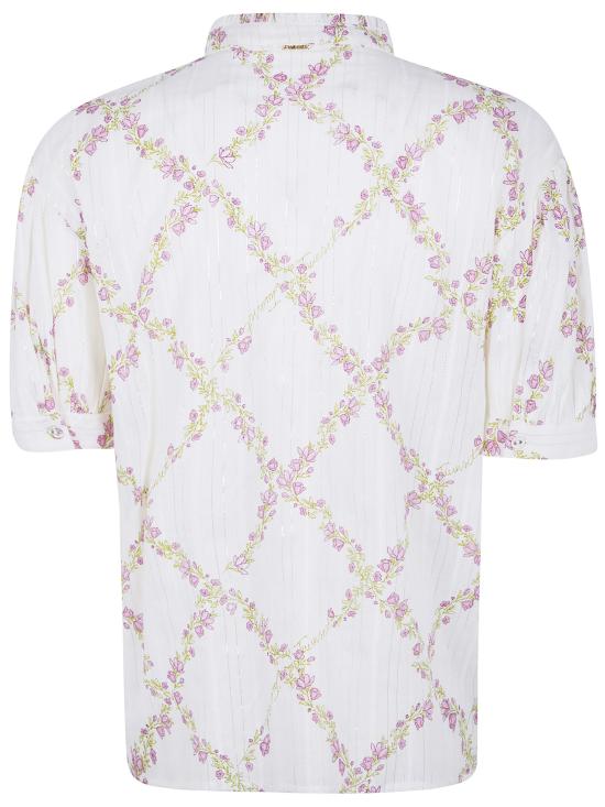 26SS 트윈셋 셔츠 261TT2612 13589 DELICATE GEOMETRIES PASTEL PRINT - TWINSET