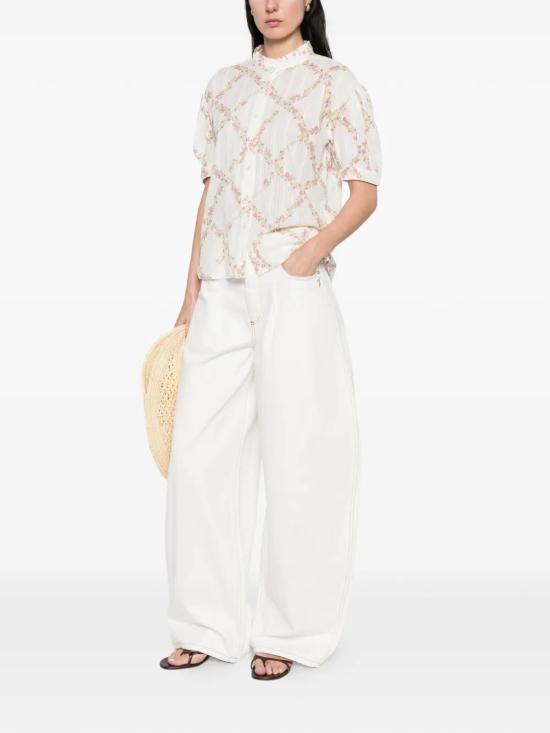 26SS 트윈셋 셔츠 261TT2612 13589 DELICATE GEOMETRIES PASTEL PRINT - TWINSET