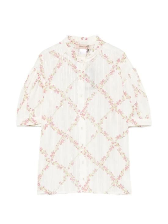 26SS 트윈셋 셔츠 261TT2612 13589 DELICATE GEOMETRIES PASTEL PRINT - TWINSET