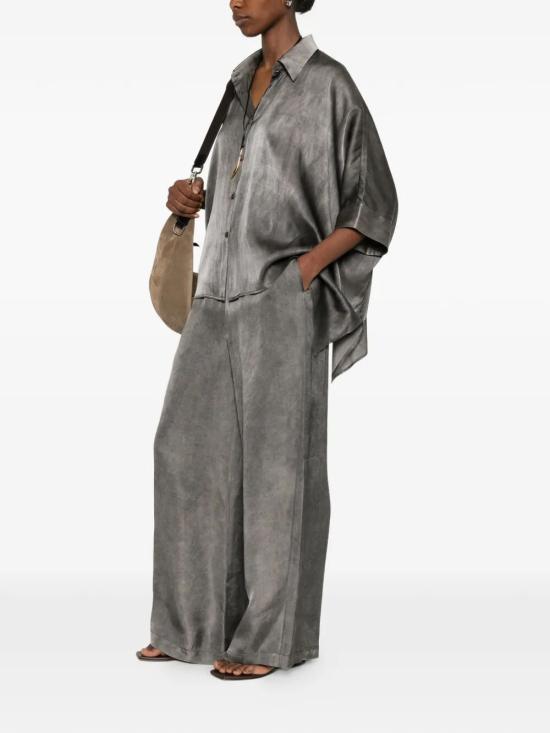 26SS 우마 왕 스트레이트 팬츠 UW3023 UW890 DARK GREY - UMA WANG