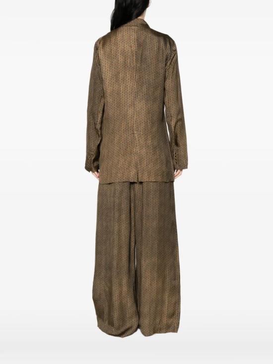 26SS 우마 왕 수트 자켓 UW6041 098 UW243 MUSTARD BLUE - UMA WANG