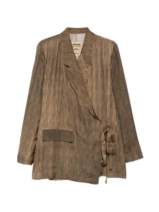 26SS 우마 왕 수트 자켓 UW6041 098 UW243 MUSTARD BLUE - UMA WANG