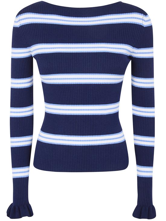 26SS 트윈셋 스웨터 261TP3241 13383 NIGHT BLUE BLUE JASMINE STRIPES