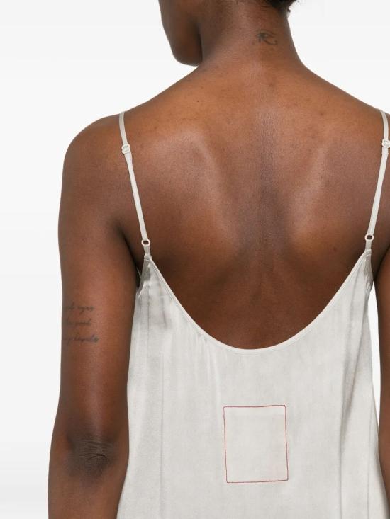 26SS 우마 왕 롱 원피스 UW5084 098 UW108 WHITE PEARL - UMA WANG