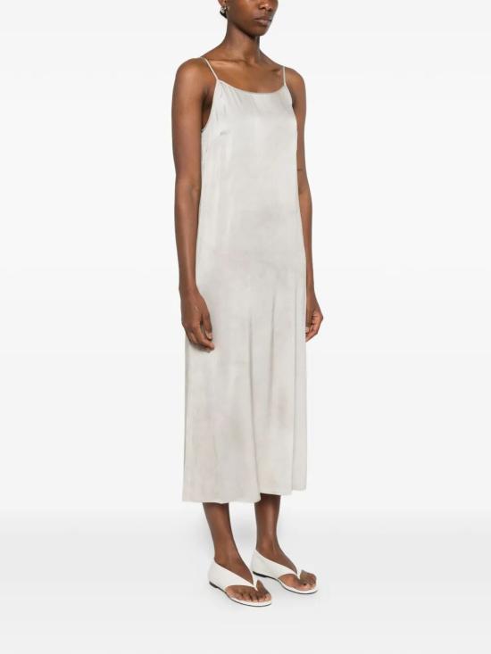 26SS 우마 왕 롱 원피스 UW5084 098 UW108 WHITE PEARL - UMA WANG