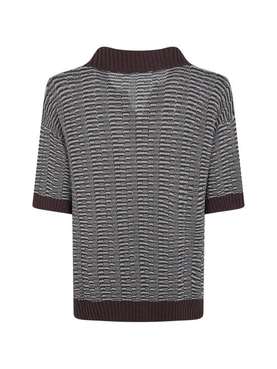 26SS 누어 폴로 티셔츠 261MYA35024 08 DARK BROWN - NUUR