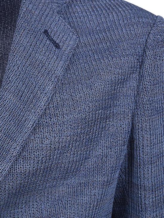 26SS 엠포리오 아르마니 수트 자켓 EM000437 AF25310 O6001 BRONZE LIGHT BLUE MELANGE - EMPORIO ARMANI