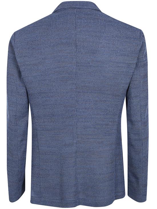 26SS 엠포리오 아르마니 수트 자켓 EM000437 AF25310 O6001 BRONZE LIGHT BLUE MELANGE - EMPORIO ARMANI