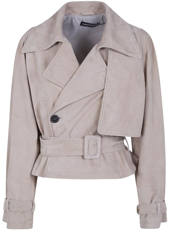 26SS 닥터 호프 가죽 자켓 8396 SUEDE C144 LIGHT BEIGE