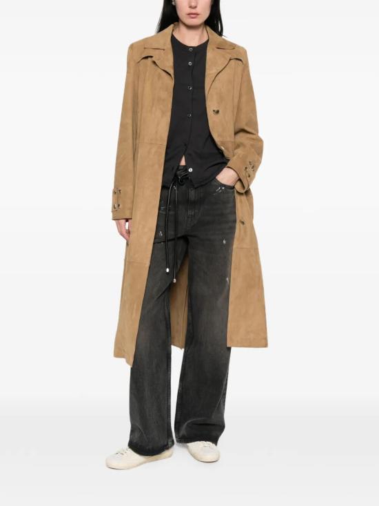 26SS 골든구스 트렌치 코트 GWP02565 P002303 15155 15155 MELLOW BUFF - GOLDEN GOOSE