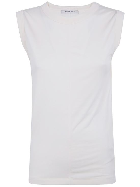 26SS 피비 파일로 민소매 티셔츠 CT122 CO3128 104IV IVORY - PHOEBE PHILO