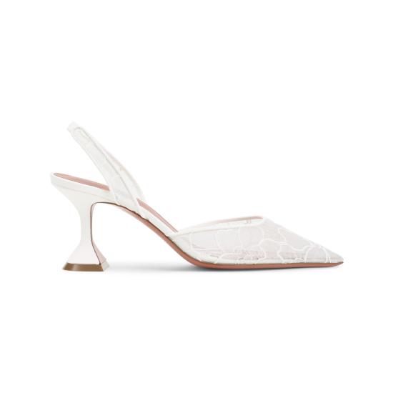 26SS 아미나 무아디 뮬/슬리퍼 16S365905HOL IVORY LACE - AMINA MUADDI