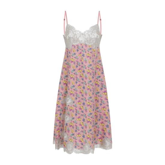 26SS 돌체앤가바나 숏 원피스 F60GGT IS10D HF5XL FIORELLINI F ROSA - DOLCE & GABBANA