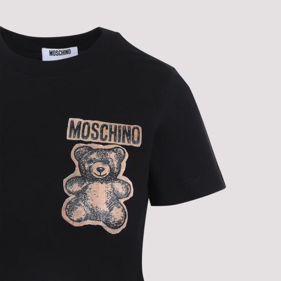 26SS 모스키노 반팔 티셔츠 261DA0714 0441 1555 NERO - MOSCHINO