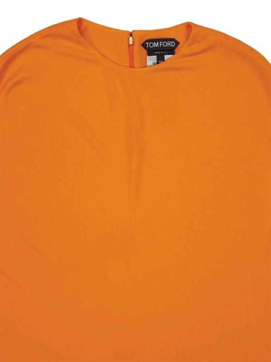 26SS 톰포드 반팔 티셔츠 TSJ647 FAX162 OAS ORANGE FLUO - TOMFORD