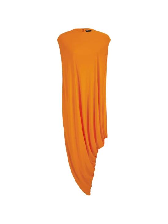 26SS 톰포드 반팔 티셔츠 TSJ647 FAX162 OAS ORANGE FLUO - TOMFORD