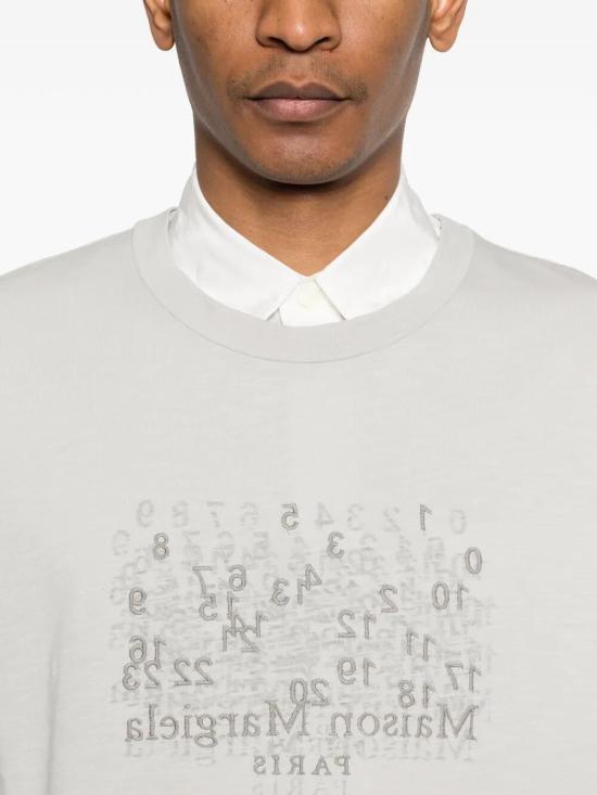 26SS 마르지엘라 반팔 티셔츠 S50GC0730 M20164 857 PEARL GREY - MAISON MARGIELA