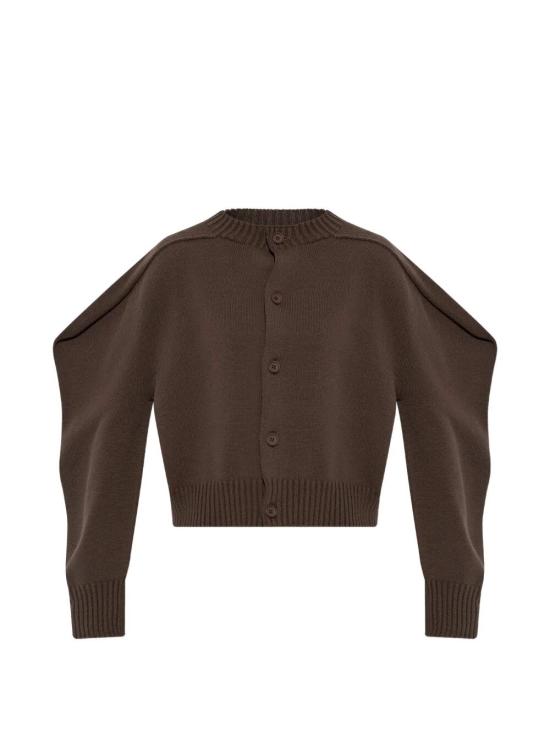 26SS 이세이 미야케 가디건 IM66KO753 45 DARK BROWN