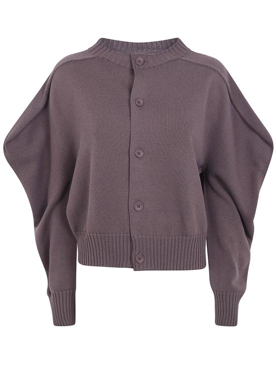 26SS 이세이 미야케 가디건 IM66KO753 45 DARK BROWN - ISSEY MIYAKE