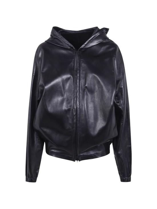 26SS 피비 파일로 가죽 자켓 BV18 LE2472 900BK BLACK - PHOEBE PHILO