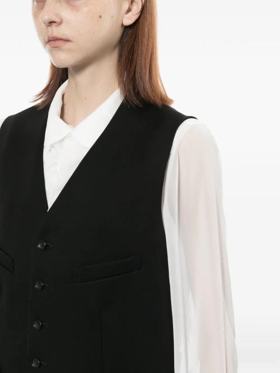 26SS 꼼데가르송 트렌치 코트 RQ V002 BLACK - COMME DES GARCONS