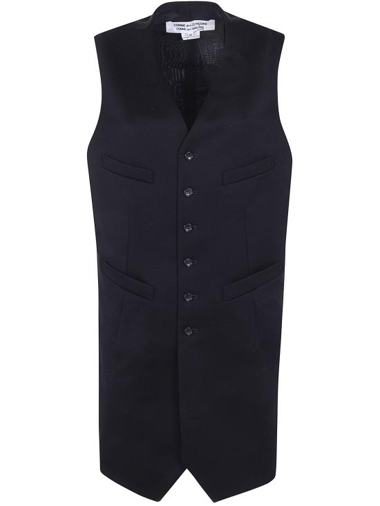 26SS 꼼데가르송 트렌치 코트 RQ V002 BLACK - COMME DES GARCONS