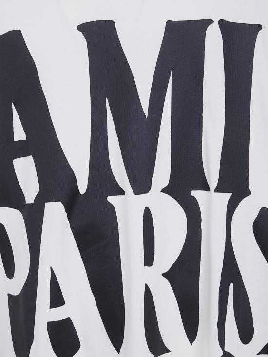 26SS 아미 반팔 티셔츠 UTS381 726 136 WHITE CREAM - AMI