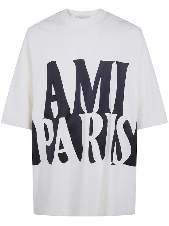 26SS 아미 반팔 티셔츠 UTS381 726 136 WHITE CREAM - AMI