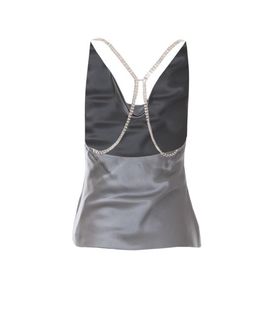 26SS 파트리지아페페 민소매 티셔츠 2C1719 A748S768 Grey - PATRIZIA PEPE