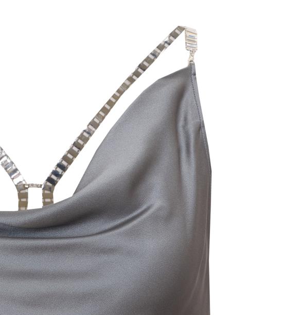 26SS 파트리지아페페 민소매 티셔츠 2C1719 A748S768 Grey - PATRIZIA PEPE