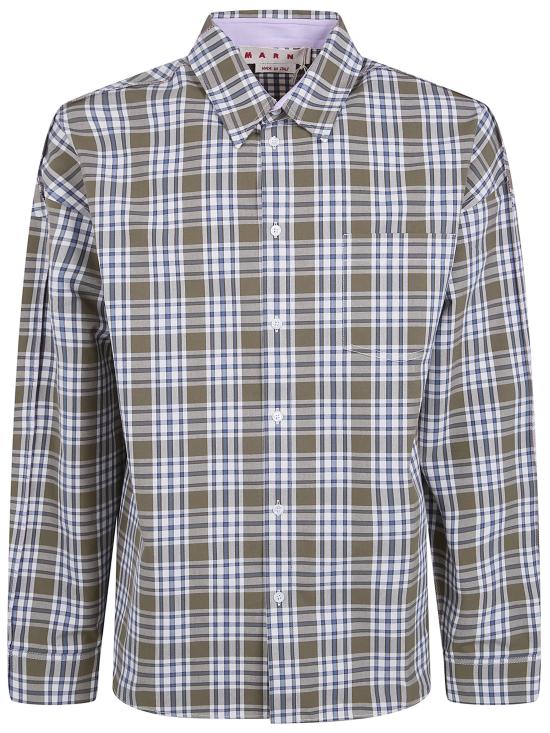 26SS 마르니 긴팔 셔츠 CUMU0375A0 UTC572 CHV36 WOODRUFF - MARNI