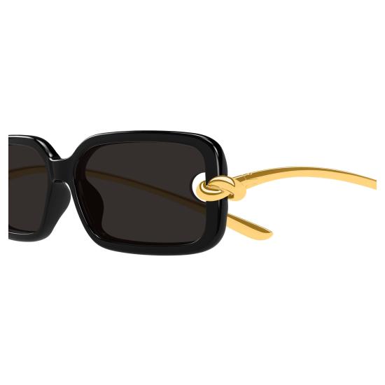 26SS 보테가베네타 선글라스 BV1439S 001 BLACK GOLD GREY - BOTTEGA VENETA