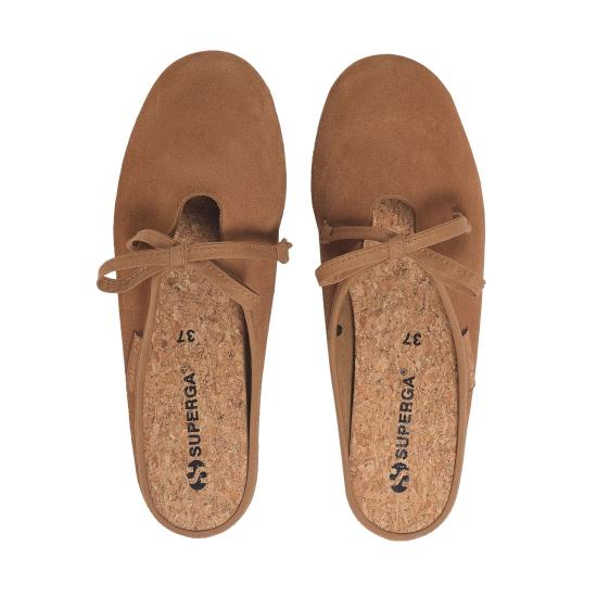 26SS 수페르가 뮬/슬리퍼 S31615W M18 BROWN BRIQUE - SUPERGA