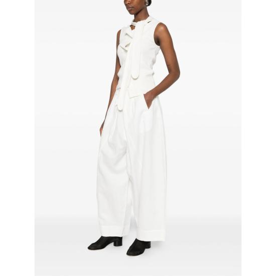 26SS 니콜로 파스콸레티 스트레이트 팬츠 PO53 LCBI WHITE - NICCOLÒ PASQUALETTI