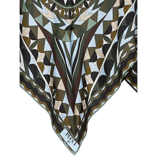 26SS 푸찌 블라우스 6HRM96 6H894 P63 GREEN BLUE - PUCCI