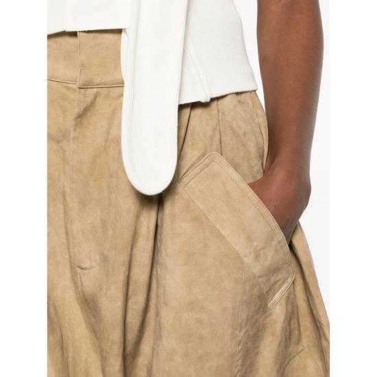 26SS 니콜로 파스콸레티 크롭 팬츠 PO39 LCBI BEIGE NEUTRALS - NICCOLÒ PASQUALETTI