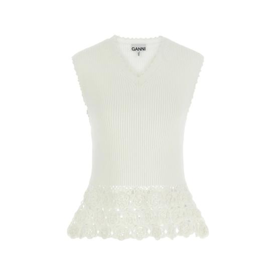 26SS 가니 블라우스 A1070251 135 NEUTRALS