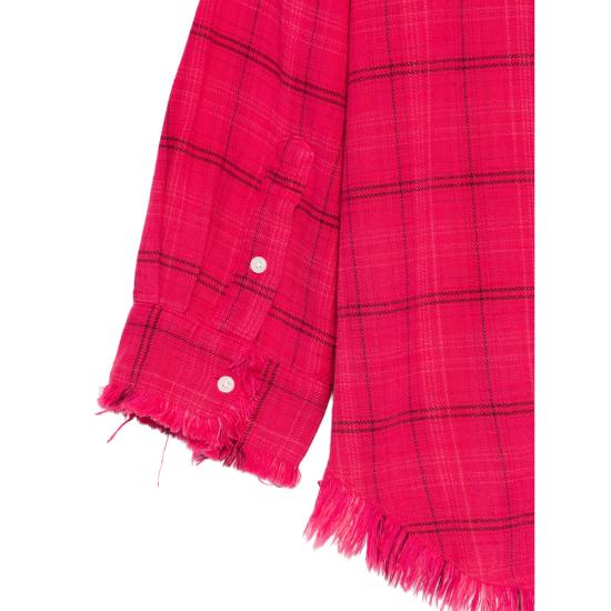 26SS 알13 긴팔 셔츠 R13WR075 R781B DEPIN PINK - R13