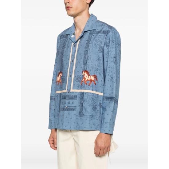 26SS 바지스트 데님 셔츠 SR28012 RANCH BLUE - BAZISZT