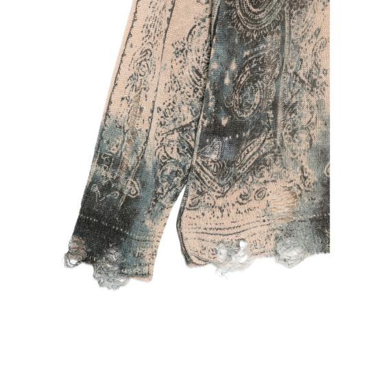 26SS 알13 스웨터 R13WY353 Y289B BLUE BLUE NEUTRALS - R13